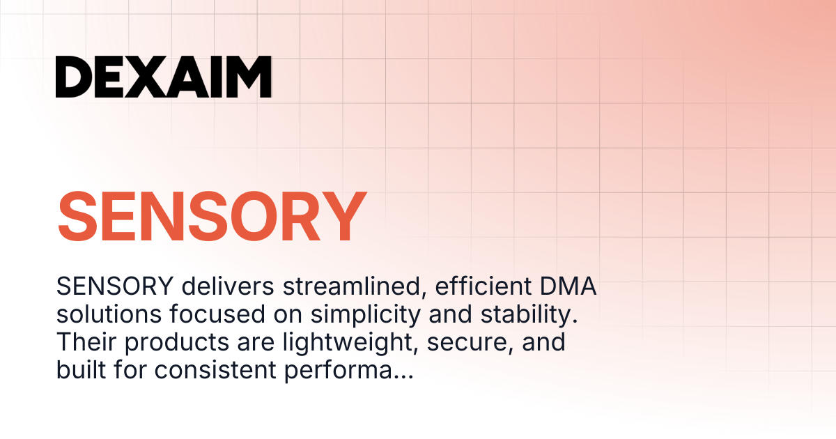 SENSORY | Documentation