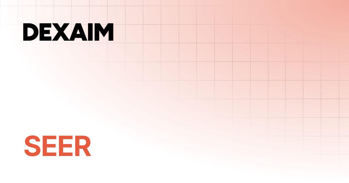 SEER | Documentation